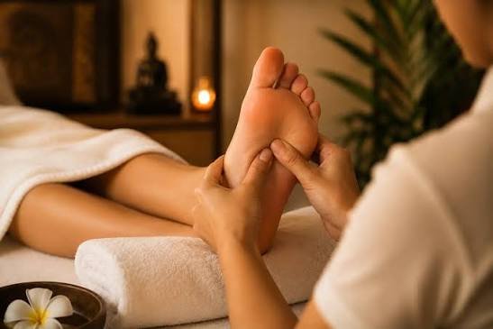 Foot Reflexology at Wings Spa